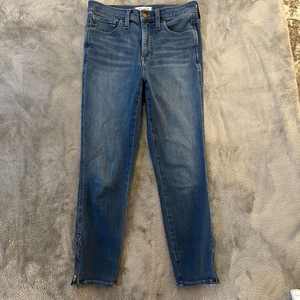 Madewell Roadtripper Skinny High Rise Jeans Women's size 28 6 Stretch